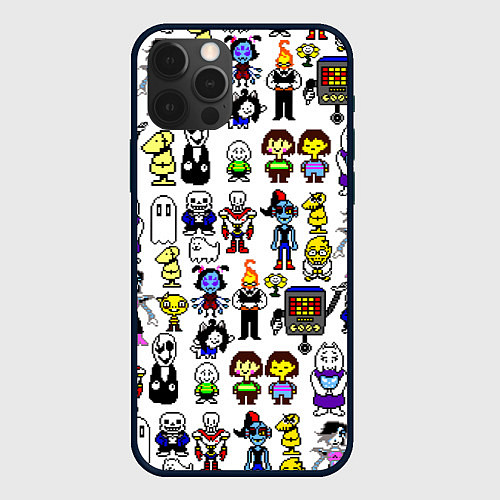 Чехол iPhone 12 Pro Max UNDERTALE / 3D-Черный – фото 1