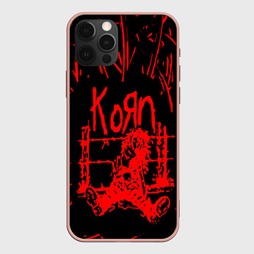 Чехол iPhone 12 Pro Max Korn / 3D-Светло-розовый – фото 1