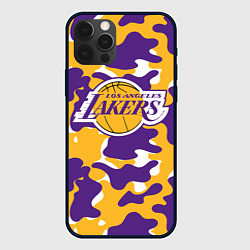 Чехол iPhone 12 Pro Max LA LAKERS ЛЕЙКЕРС