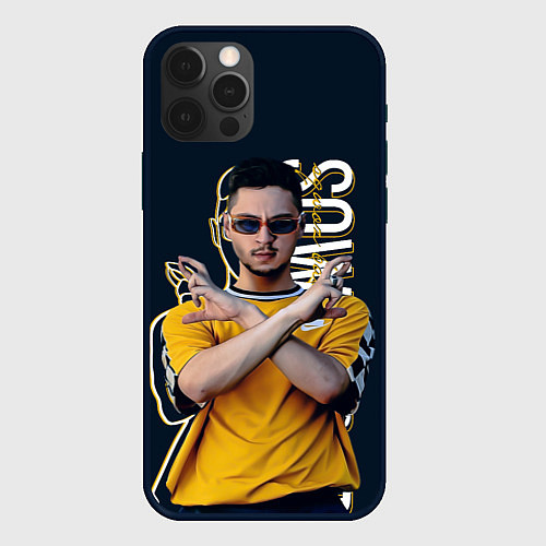 Чехол iPhone 12 Pro Max Sqwoz bab / 3D-Черный – фото 1