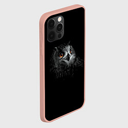 Чехол для iPhone 12 Pro Max Сова, цвет: 3D-светло-розовый — фото 2