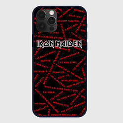 Чехол iPhone 12 Pro Max IRON MAIDEN SONGS Z