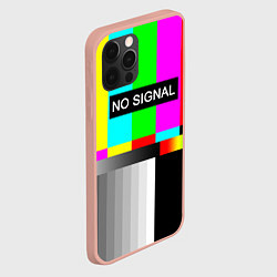 Чехол для iPhone 12 Pro Max NO SIGNAL, цвет: 3D-светло-розовый — фото 2