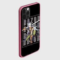 Чехол для iPhone 12 Pro Max Genshin Impact, цвет: 3D-малиновый — фото 2
