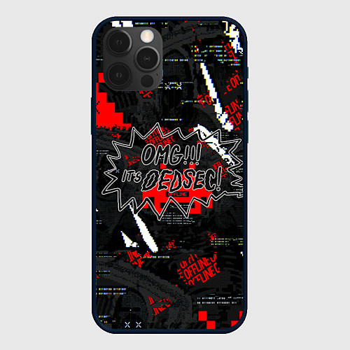 Чехол iPhone 12 Pro Max Watch Dogs: Legion / 3D-Черный – фото 1