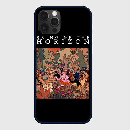 Чехол iPhone 12 Pro Max BRING ME THE HORIZON / 3D-Черный – фото 1