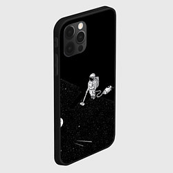 Чехол для iPhone 12 Pro Max Космический клининг, цвет: 3D-черный — фото 2
