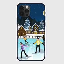 Чехол iPhone 12 Pro Max Рождественский каток