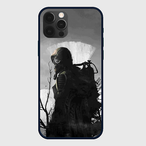 Чехол iPhone 12 Pro Max СТАЛКЕР 2 / 3D-Черный – фото 1