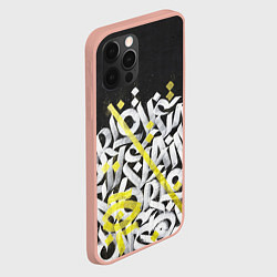 Чехол для iPhone 12 Pro Max GRAFFITY, цвет: 3D-светло-розовый — фото 2