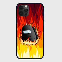 Чехол iPhone 12 Pro Max Among Us Fire Z
