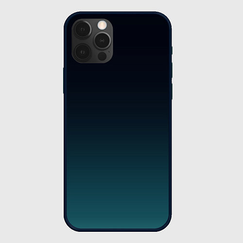 Чехол iPhone 12 Pro Max GRADIENT / 3D-Черный – фото 1