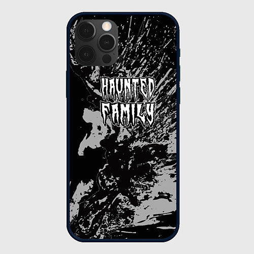 Чехол iPhone 12 Pro Max Haunted Family лейбл Kizaru / 3D-Черный – фото 1