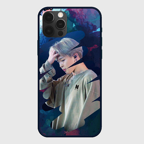 Чехол iPhone 12 Pro Max BTS Jimin / 3D-Черный – фото 1