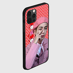 Чехол для iPhone 12 Pro Max BTS Ким Тэ Хён, цвет: 3D-черный — фото 2