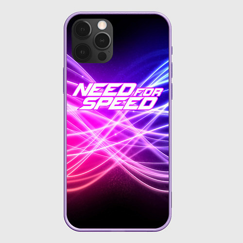 Чехол iPhone 12 Pro Max NFS NEED FOR SPEED S / 3D-Сиреневый – фото 1