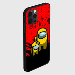 Чехол для iPhone 12 Pro Max AMONG US - НЕ ВЕРЬ НИКОМУ, цвет: 3D-черный — фото 2
