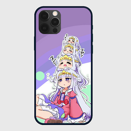 Чехол iPhone 12 Pro Max Сон в замке демона / 3D-Черный – фото 1