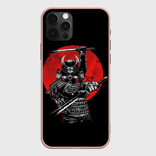 Чехол iPhone 12 Pro Max Samurai / 3D-Светло-розовый – фото 1