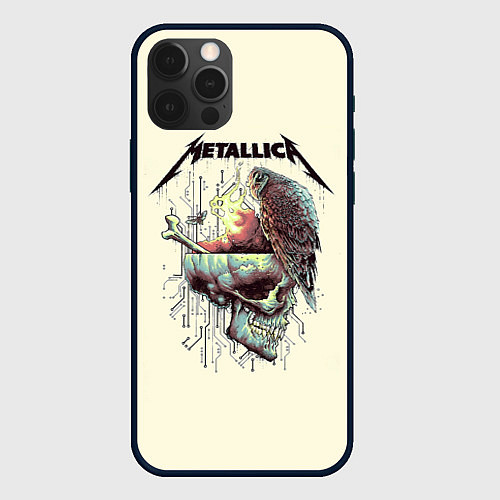 Чехол iPhone 12 Pro Max Metallica / 3D-Черный – фото 1