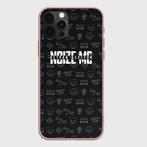 Чехол iPhone 12 Pro Max Noize MC / 3D-Светло-розовый – фото 1