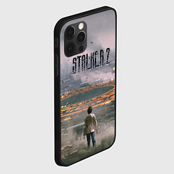 Чехол для iPhone 12 Pro Max Stalker, цвет: 3D-черный — фото 2