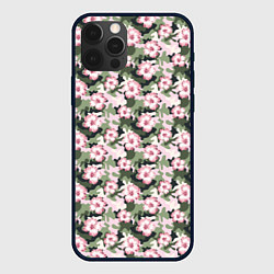Чехол iPhone 12 Pro Max Камуфляж из цветов