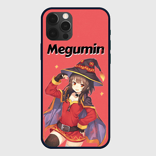 Чехол iPhone 12 Pro Max Megumin / 3D-Черный – фото 1