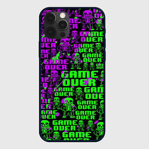 Чехол iPhone 12 Pro Max UNDERTALE / 3D-Черный – фото 1