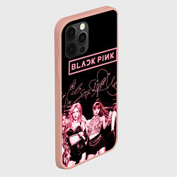 Чехол для iPhone 12 Pro Max BLACKPINK, цвет: 3D-светло-розовый — фото 2