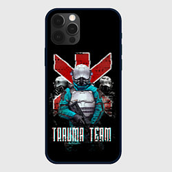 Чехол для iPhone 12 Pro Max CYBERPUNK TRAUMA TEAM, цвет: 3D-черный