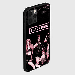 Чехол для iPhone 12 Pro Max BLACKPINK, цвет: 3D-черный — фото 2