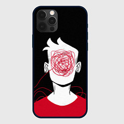 Чехол для iPhone 12 Pro Max Парень, цвет: 3D-черный