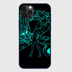 Чехол для iPhone 12 Pro Max Neon Dragon, цвет: 3D-черный