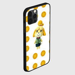 Чехол для iPhone 12 Pro Max Animal crossing - Isabelle, цвет: 3D-черный — фото 2
