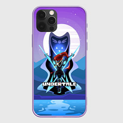 Чехол для iPhone 12 Pro Max Undertale, цвет: 3D-сиреневый