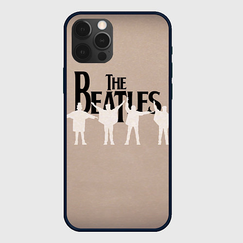 Чехол iPhone 12 Pro Max The Beatles / 3D-Черный – фото 1