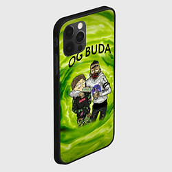 Чехол для iPhone 12 Pro Max Репер - OG Buda, цвет: 3D-черный — фото 2