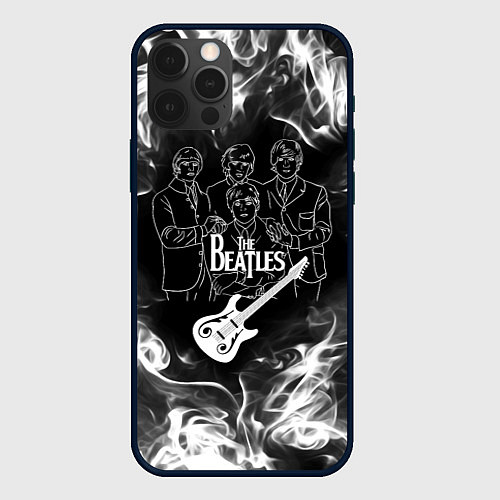 Чехол iPhone 12 Pro Max The Beatles / 3D-Черный – фото 1