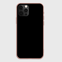 Чехол для iPhone 12 Pro Max ЧЁРНАЯ МАСКА, цвет: 3D-светло-розовый