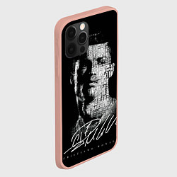 Чехол для iPhone 12 Pro Max Кристиано Рональдо автограф, цвет: 3D-светло-розовый — фото 2