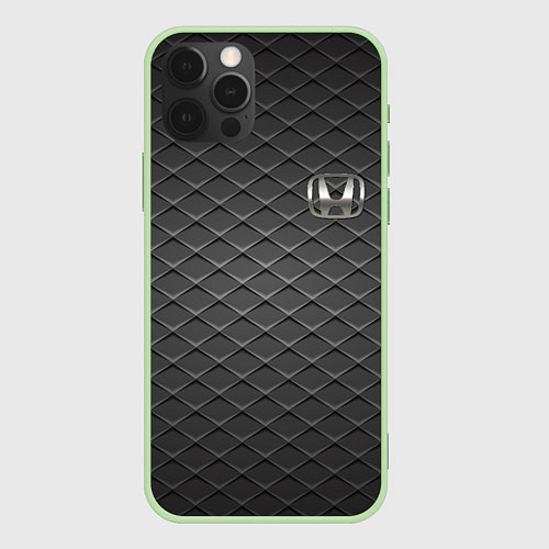 Чехол iPhone 12 Pro Max ХОНДА HONDA / 3D-Салатовый – фото 1