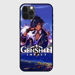 Чехол iPhone 12 Pro Max Genshin impact Kaeya