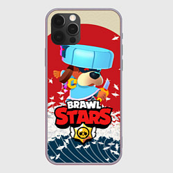 Чехол для iPhone 12 Pro Max Brawl Stars - Ronin Ruffs, цвет: 3D-серый