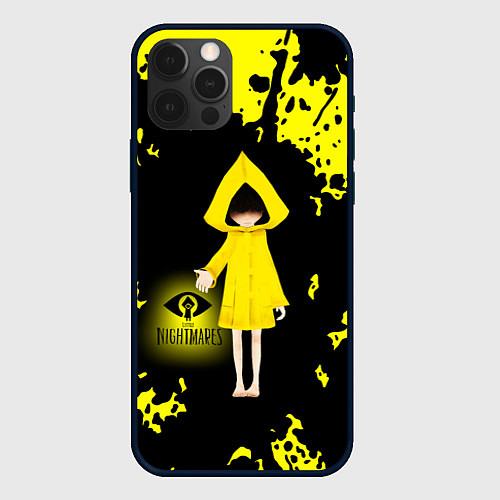 Чехол iPhone 12 Pro Max Little NightmaresШестая / 3D-Черный – фото 1