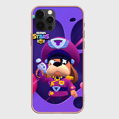 Чехол iPhone 12 Pro Max Генерал Гавс brawl stars / 3D-Светло-розовый – фото 1