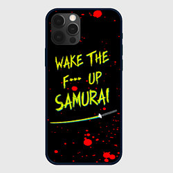 Чехол для iPhone 12 Pro Max WAKE THE F*** UP SAMURAI, цвет: 3D-черный