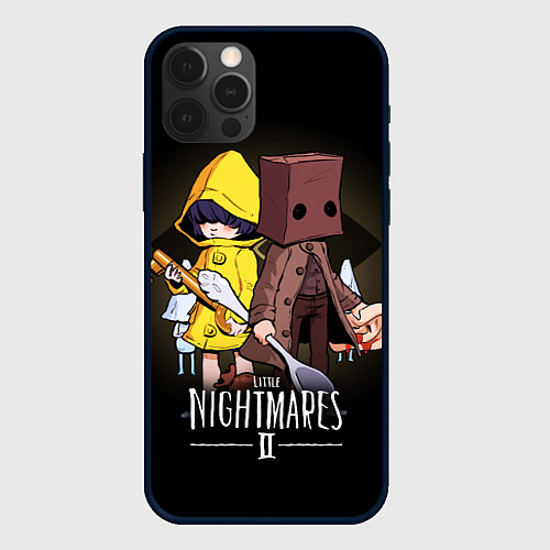 Чехол iPhone 12 Pro Max LITTLE NIGHTMARES 2 / 3D-Черный – фото 1