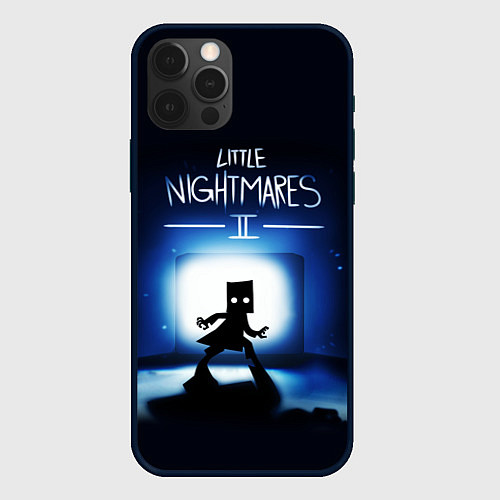 Чехол iPhone 12 Pro Max Little Nightmares 2 МОНО / 3D-Черный – фото 1