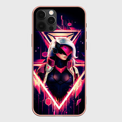 Чехол для iPhone 12 Pro Max Project Katarina, цвет: 3D-светло-розовый